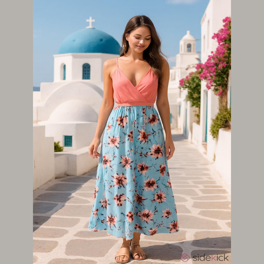 NWT Rosegal Floral Print Sundress 1X
